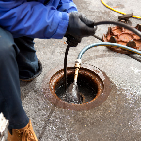 pipe with water hose