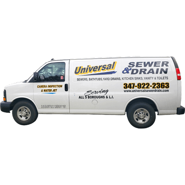 Universal Sewer & Drain LLC work van
